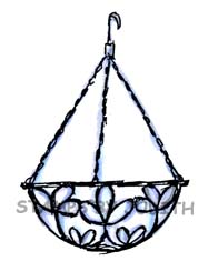 O-128 Lg. Wire Basket